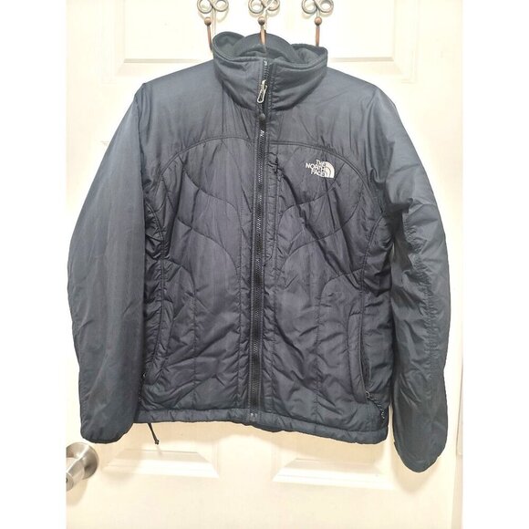 THE NORTH FACE BLACK REDPOINTED PRIMALOFT WOMEN'S WINTER JACKET  SZ S/P - Picture 2 of 16